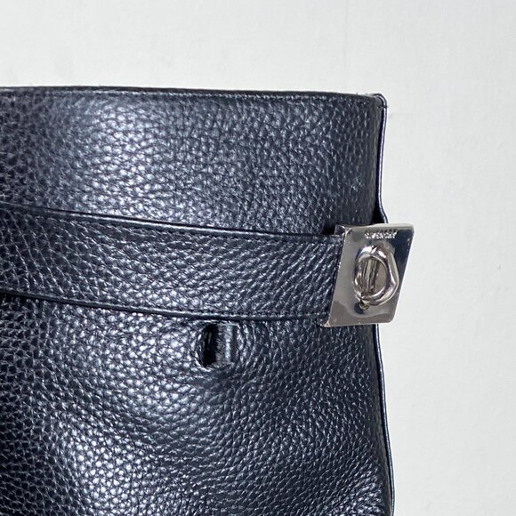 Givenchy Shark Lock Biker Ankle Boots Women's US 8 Black Calf Leather READ PLS - Picture 16 of 16